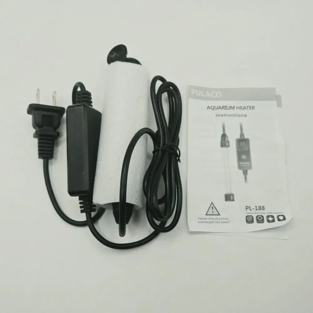 PULACO Aquarium Heater 25W for Small Fish Tank & Turtles